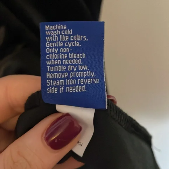 NWT Apt 9 Black Velvet Tank Top - Picture 5 of 6